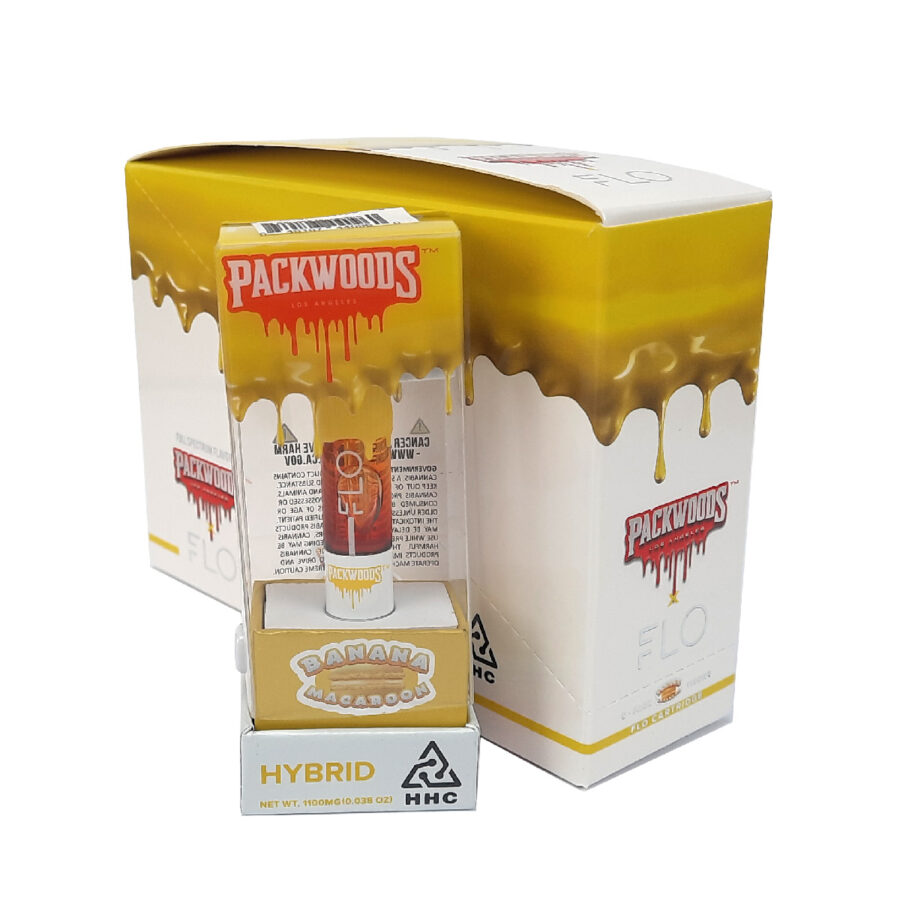 Banana Macaroon (Hybrid) – PACKWOODS FLO HHC CARTRIDGE