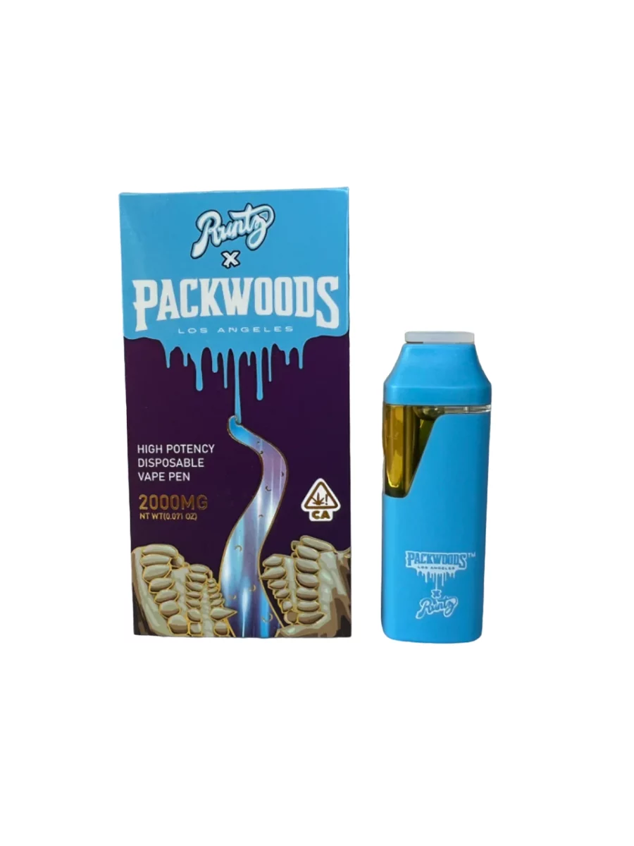 Gooberry (indica) – packwoods x runtz disposable vape