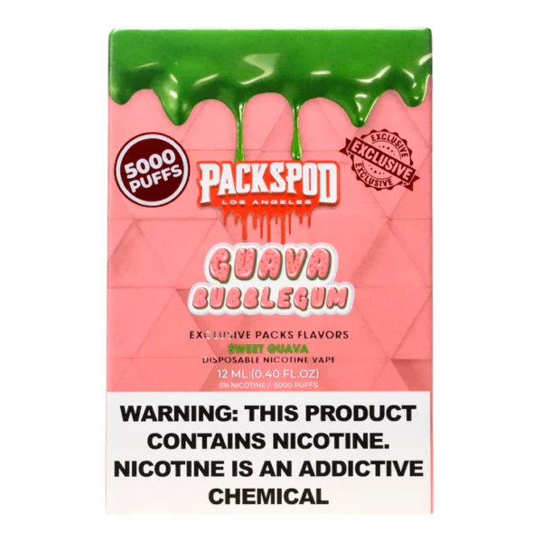 Guava Bubblegum – Packspod vape