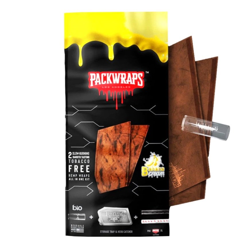 Packwraps Hemp Wrap Kit - Banana Cream